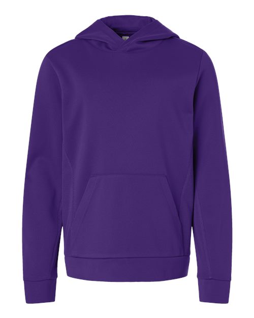Team 365 Youth Squad Hooded Tech Fleece Pullover-1