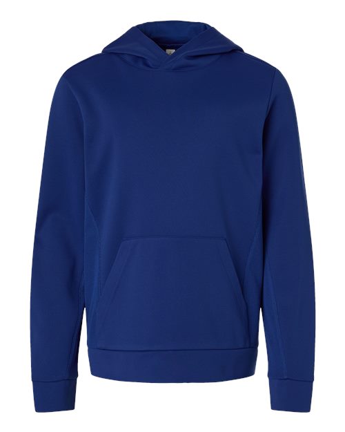 Team 365 Youth Squad Hooded Tech Fleece Pullover-1