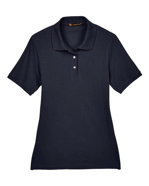 Harriton Women's Easy Blend Polo-1