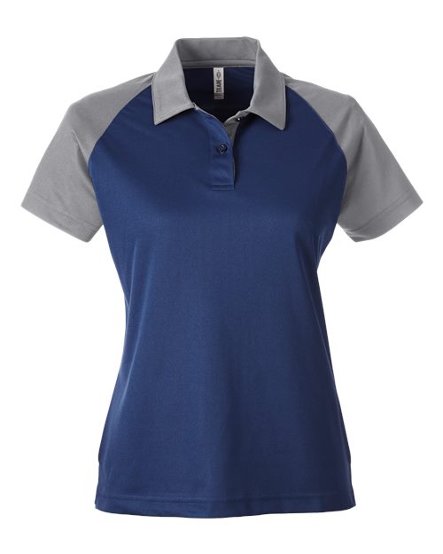 Team 365 Women's Command Snag-Protection Colorblock Polo-1