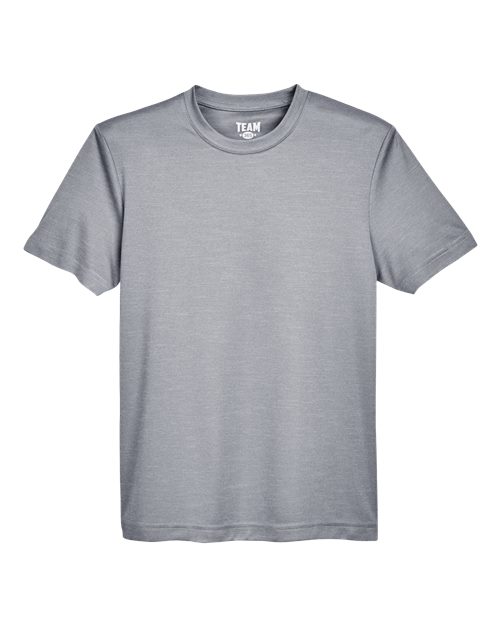 Team 365 Youth Sonic Heather Performance T-Shirt-1