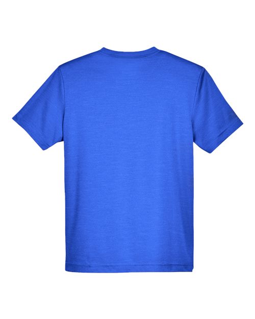 Team 365 Youth Sonic Heather Performance T-Shirt-2