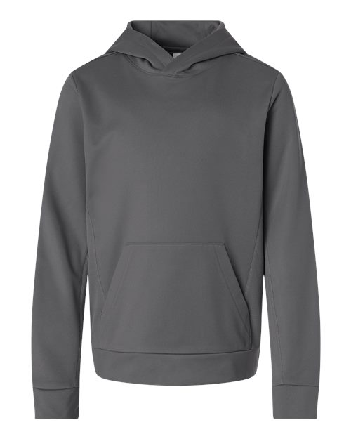 Team 365 Youth Squad Hooded Tech Fleece Pullover-1