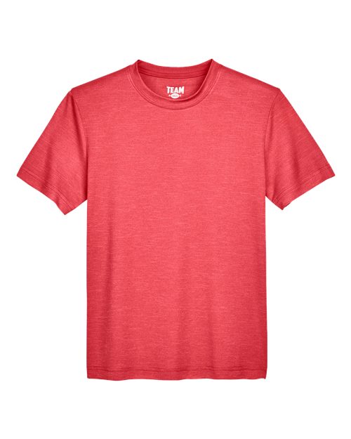 Team 365 Youth Sonic Heather Performance T-Shirt-1