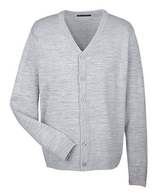 Harriton Men's Pilbloc V-Neck Button Cardigan Sweater