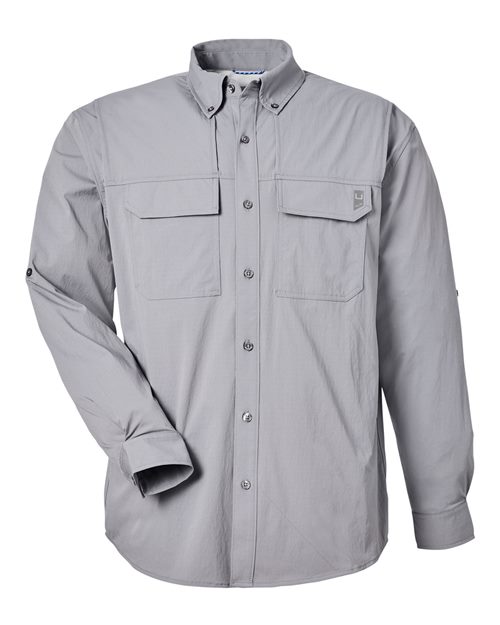 HUK Men's Creekbed Pocket Fishing Shirt-1