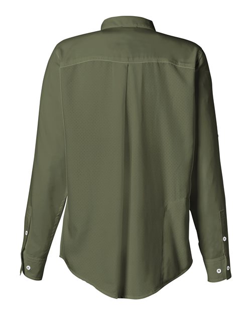 HUK Women's Tide Point Long Sleeve Shirt-2