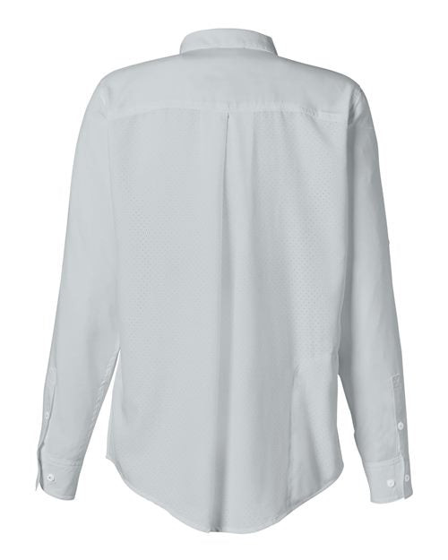 HUK Women's Tide Point Long Sleeve Shirt-2