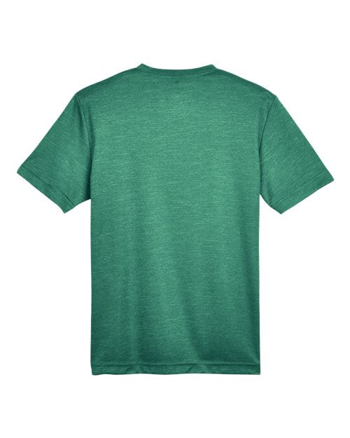 Team 365 Youth Sonic Heather Performance T-Shirt-2