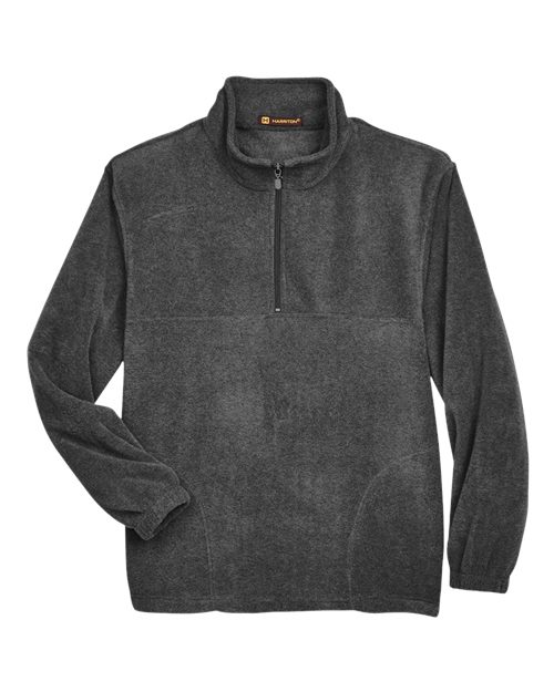 Harriton Men's Fleece Quarter-Zip Pullover-1