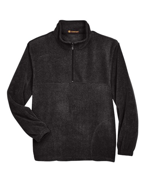 Harriton Men's Fleece Quarter-Zip Pullover-1