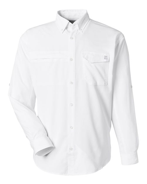 HUK Men's Tide Point Pocket Fishing Shirt-1