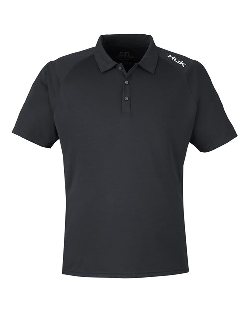 HUK Men's LoPro Solid Performance Polo-1