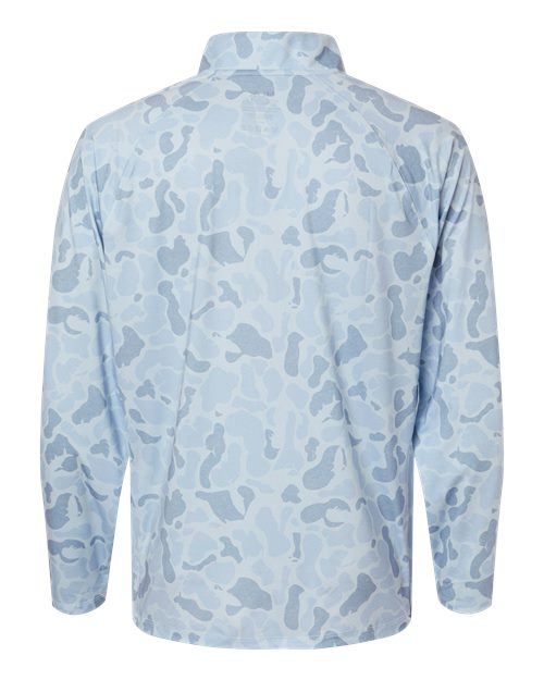 HUK Men's Airweight KC Printed Quarter-Zip Pullover-2