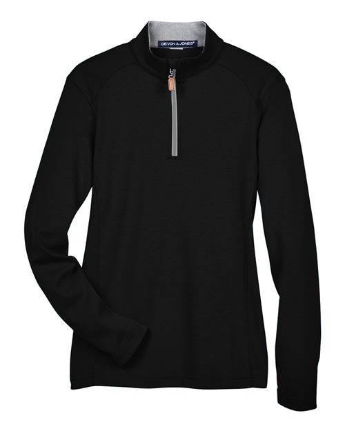 Devon & Jones Women's DRYTEC20 Performance Quarter-Zip Pullover-1
