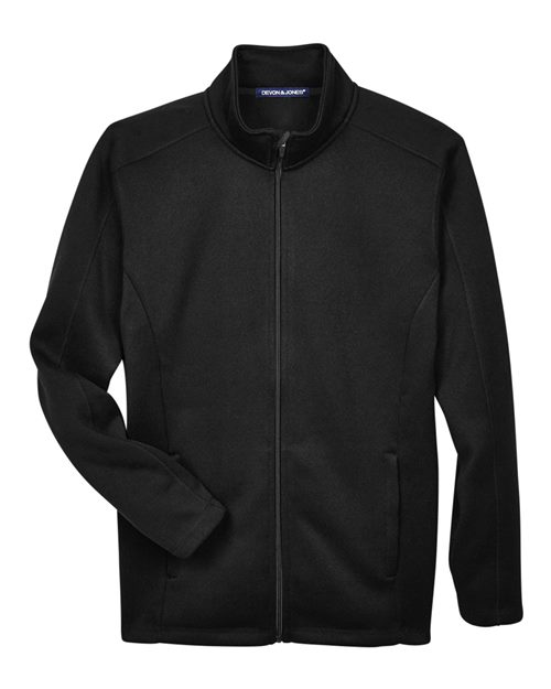 Devon & Jones Men's Bristol Full-Zip Sweater Fleece Jacket-1