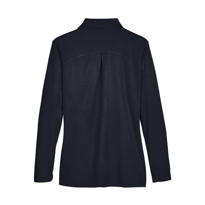Devon & Jones Women's CrownLux Performance Plaited Long Sleeve Polo-2