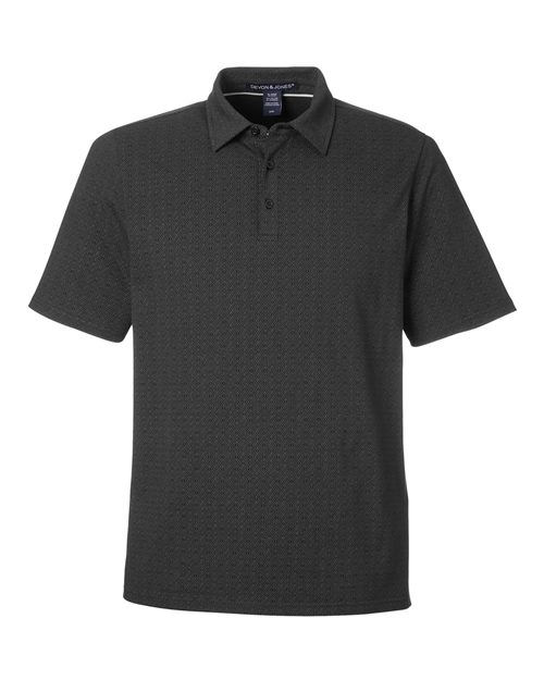Devon & Jones Men's Crownlux Performance Geo Polo-1