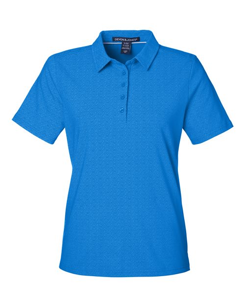 Devon & Jones Women's Crownlux Performance Geo Polo-1