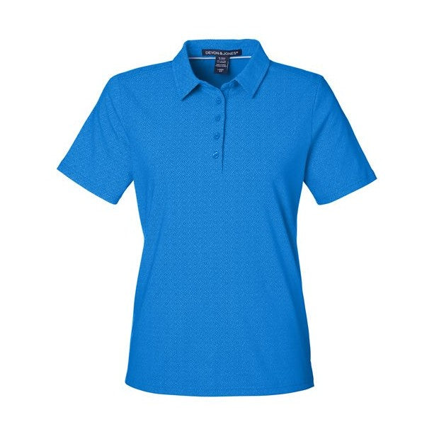 Devon & Jones Women's Crownlux Performance Geo Polo-1
