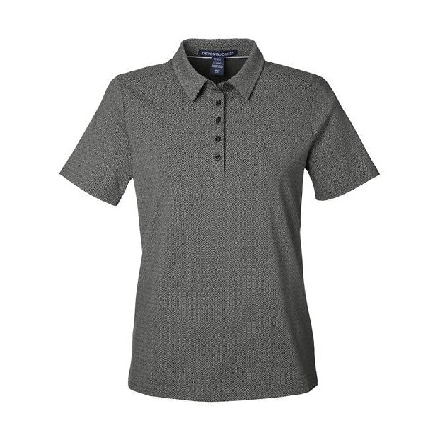 Devon & Jones Women's Crownlux Performance Geo Polo-1