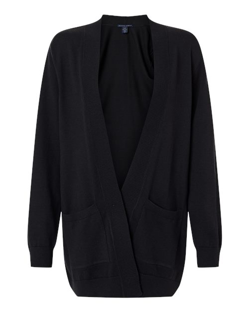 Devon & Jones Women's New Classics Open Cardigan Sweater-1