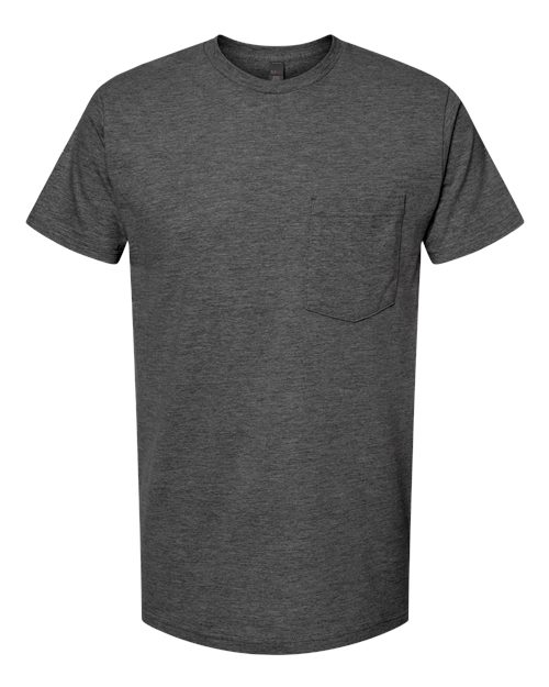 Tultex Men's Heavyweight Jersey Pocket T-Shirt-1