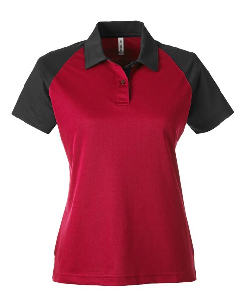 Team 365 Women's Command Snag-Protection Colorblock Polo-1