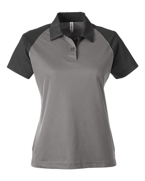 Team 365 Women's Command Snag-Protection Colorblock Polo-1