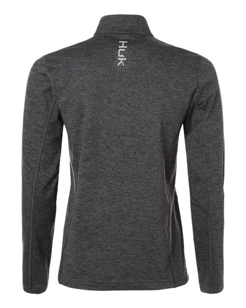HUK Women's Coldfront+ Quarter-Zip Pullover-2