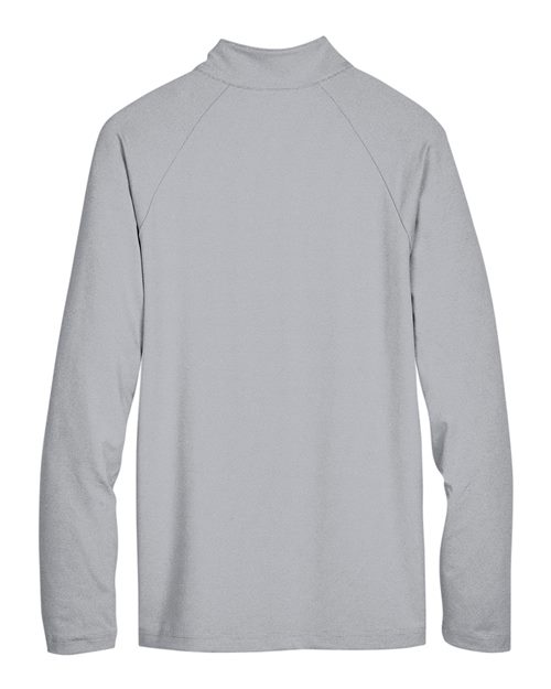 Devon & Jones Men's CrownLux Performance Clubhouse Micro-Stripe Quarter-Zip Pullover-2