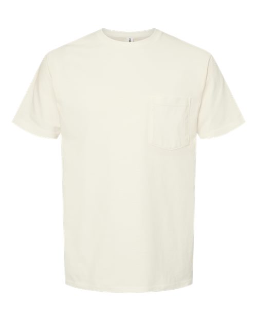 Tultex Men's Heavyweight Jersey Pocket T-Shirt-1