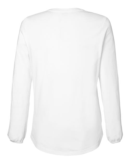 Devon & Jones Women's Raleigh Half-Placket Knit Top-2