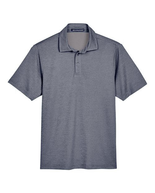 Devon & Jones Men's CrownLux Performance Address Mélange Polo-1