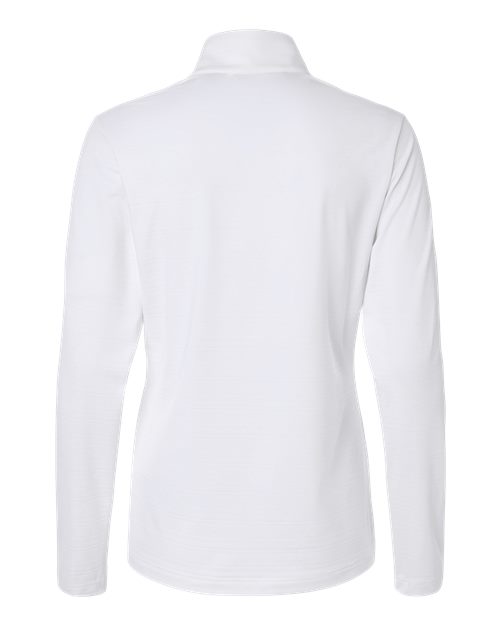 adidas Women's Textured Stripe Quarter-Zip Pullover-2
