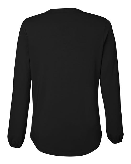 Devon & Jones Women's Raleigh Half-Placket Knit Top-2