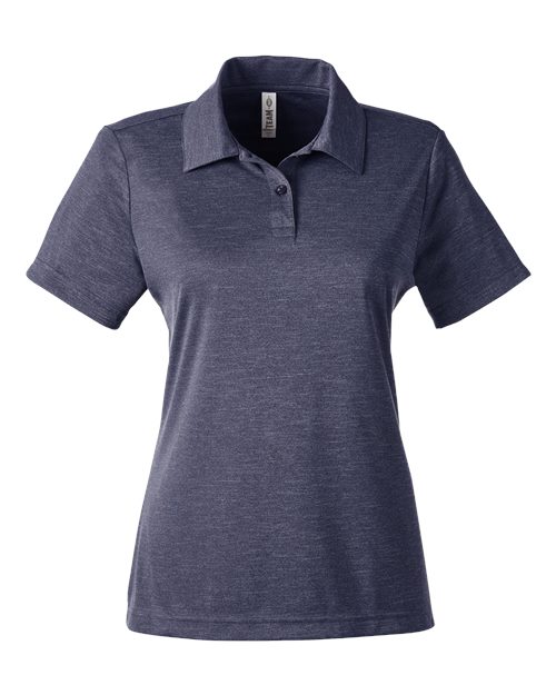 Team 365 Women's Zone Sonic Heather Performance Polo-1