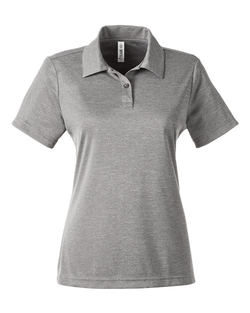 Team 365 Women's Zone Sonic Heather Performance Polo-1