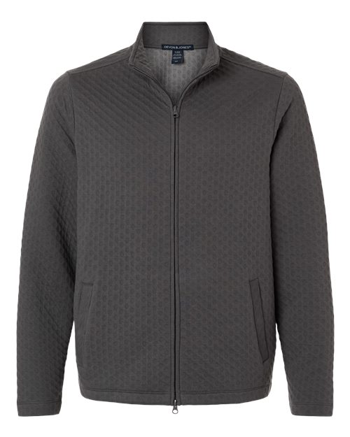 Devon & Jones Men's Berkley Textured Full-Zip Jacket-1