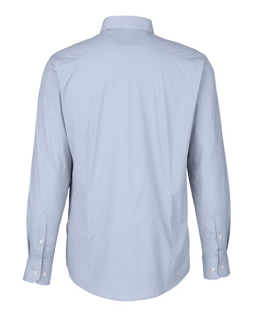Devon & Jones Men's CrownLux Performance Microstripe Dress Shirt-2