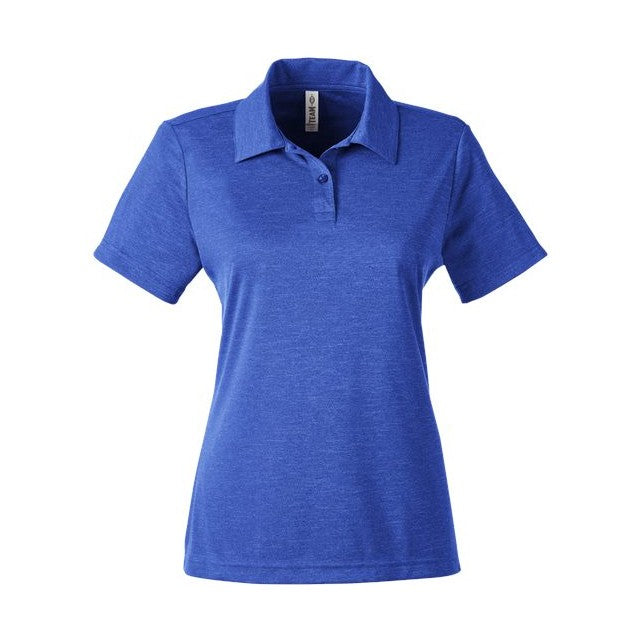 Team 365 Women's Zone Sonic Heather Performance Polo-1