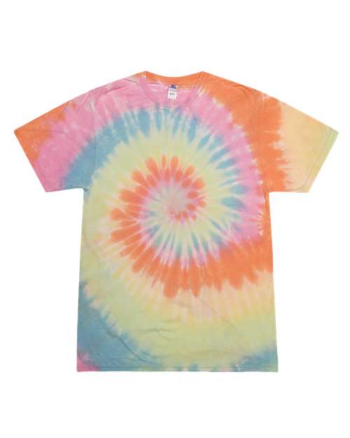 Colortone Men's Festival Tie-Dyed Burnout T-Shirt