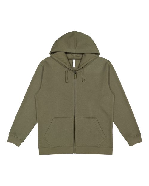 LAT Men's Full-Zip Fleece Hoodie Sweatshirt-1