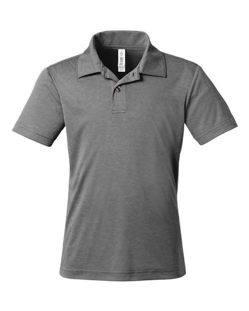 Team 365 Youth Zone Sonic Heather Performance Polo-1