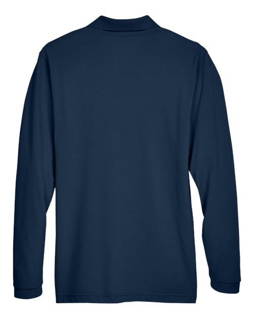 Harriton Men's Easy Blend Long Sleeve Polo-2