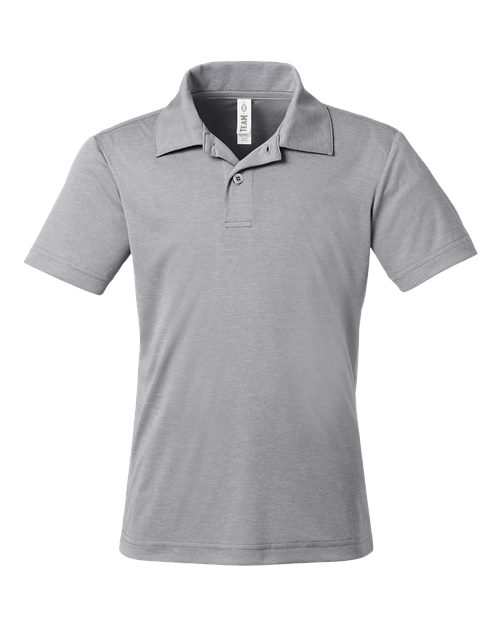 Team 365 Youth Zone Sonic Heather Performance Polo-1