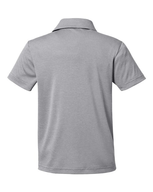 Team 365 Youth Zone Sonic Heather Performance Polo-2