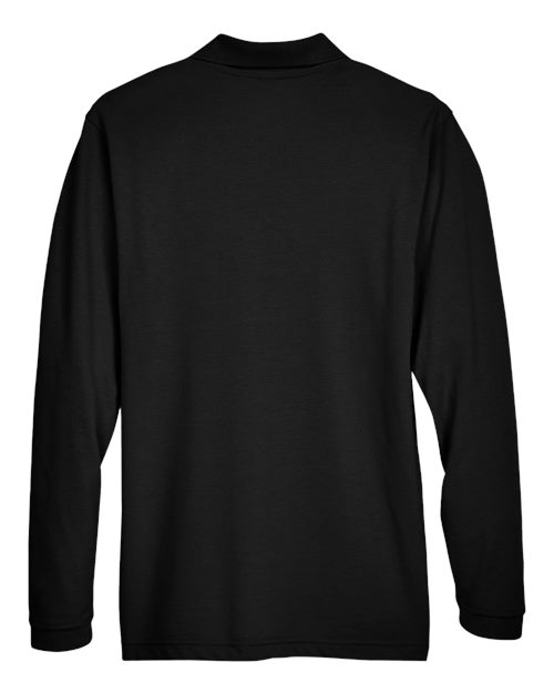 Harriton Men's Easy Blend Long Sleeve Polo-2