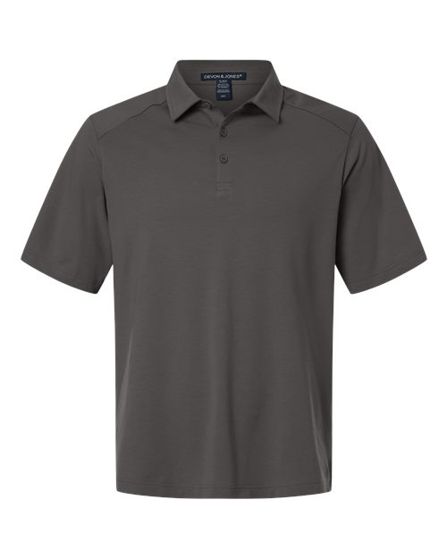 Devon & Jones Men's Seaton Pebble Textured Polo-1