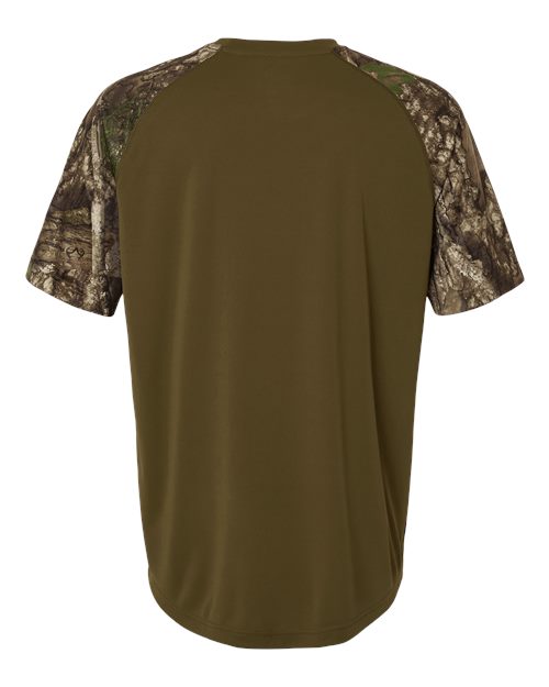 RealTree Men's Realtree Performance Colorblock T-Shirt-2
